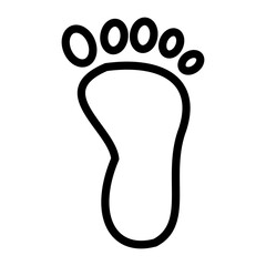 Carbon Footprint Vector Design Icon Style