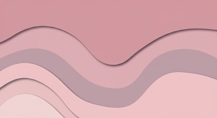 Abstract Pink Wave Background: A calming and stylish abstract background featuring soft pink and mauve waves, creating a fluid and elegant design. Perfect for presentations, websites, or social media.