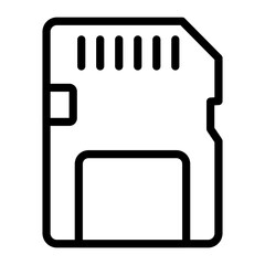 Memory Card Vector Design Icon Style