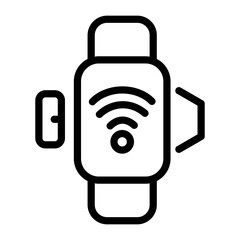 Samrt Band Vector Design Icon Style