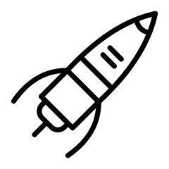 Space Booster Vector Design Icon Style