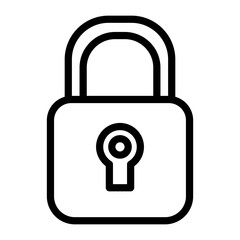 Padlock Vector Design Icon Style