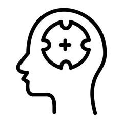 Mental Control Vector Design Icon Style