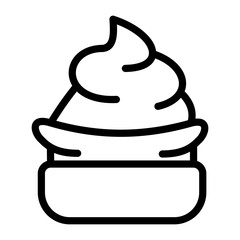 Barber Foam Vector Design Icon Style