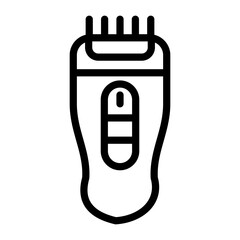 Electric Shaver Vector Design Icon Style