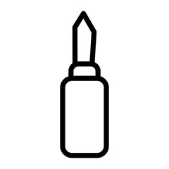 Lip Gloss Vector Design Icon Style