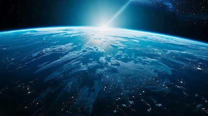 Obraz premium Luminous Aurora Borealis Dancing Across Earth’s Atmosphere 