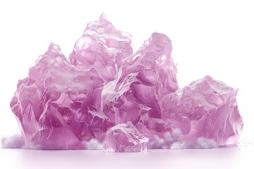 Fototapeta premium amethyst isolated on white background