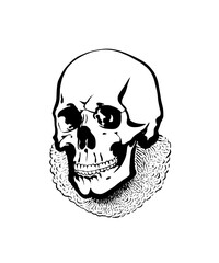 Obraz premium skull and bones