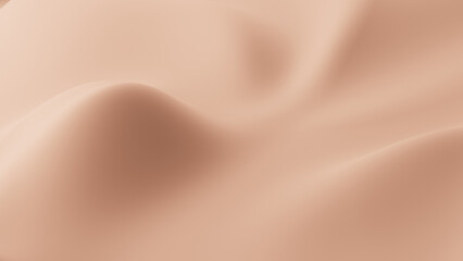 Mocha Mousse Cream background. Swirl blended mousse. Cosmetic or dairy product. Liquid spirals top view. Creamy whirlpool.
