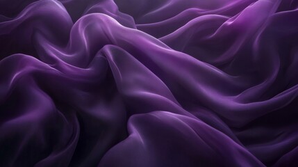 Obraz premium Abstract Draped Purple Fabric Texture Background