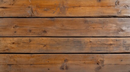 Fototapeta premium A close-up of worn wooden planks showcases their rough texture and weathered charm.