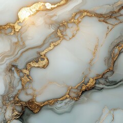 Elegant gold veins in white marble texture. (1)