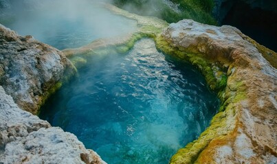 Colorful Thermal Spring