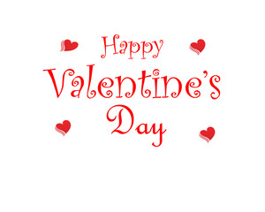 Happy valentine's day love, art, logo banner