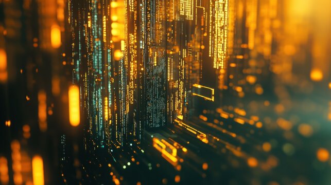 Futuristic Coding Environment with Machine Learning Elements - Powered by Adobe