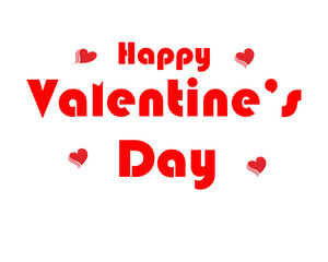 Happy valentine's day love, art, logo banner