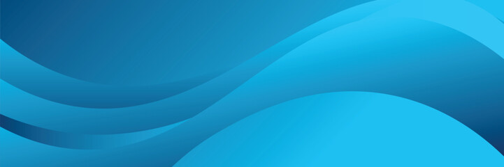 abstract blue background with dynamic waves layer