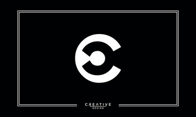 C, CC, Abstract Letters Logo Monogram