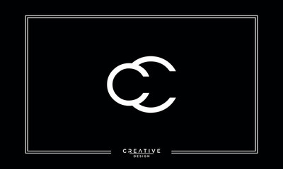 C, CC, Abstract Letters Logo Monogram