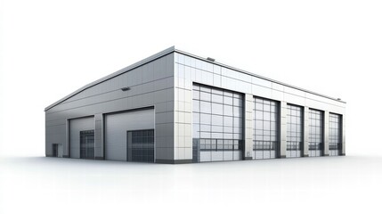 Obraz premium Modern Industrial Building