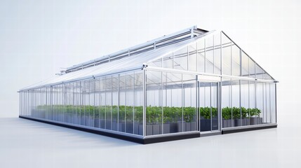 Obraz premium Innovative high-tech greenhouse