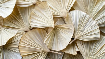 Dry Palm Leaves Texture for Background or Decoration