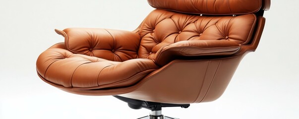 Naklejka premium Comfortable leather office chair