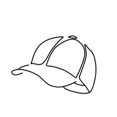 caps line art vector
