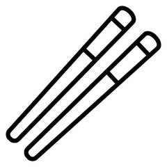 Chopsticks  Icon Element For Design Graphic