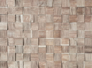 Wooden cube ornament wall texture