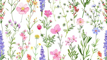 Floral pattern with a vintage feel.