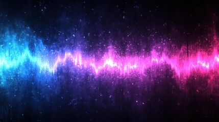 Fototapeta premium Abstract cosmic energy flow, vibrant nebula background, digital art