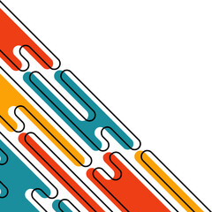 Abstract Modern Rounded Corner