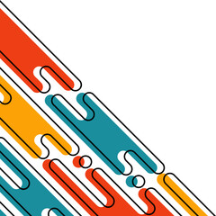 Abstract Modern Rounded Corner