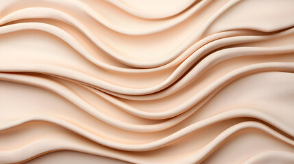 Obraz premium Flowing fabric design studio setting abstract pattern soft colors close-up view textile art concept