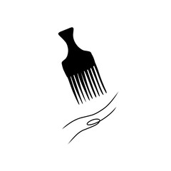 Comb Icon Set vector