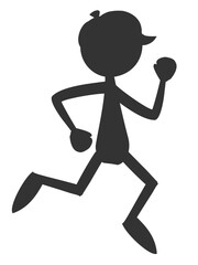 Stickman Male Whiteboard