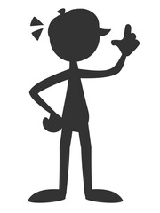 Stickman Male Whiteboard