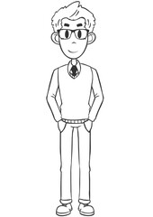 Casual Style Male Whiteboard