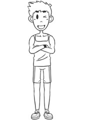 Fitness Male Whiteboard