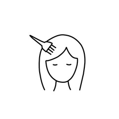 hair style line art
