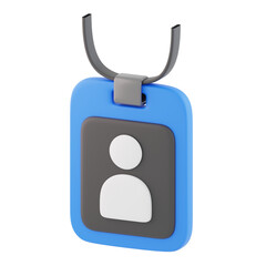 3D Identity Card Icon