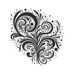 abstract floral Vector Design Template Illustration background