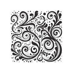 abstract floral Vector Design Template Illustration background