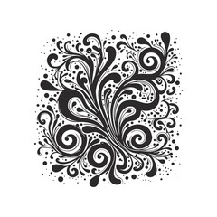 abstract floral Vector Design Template Illustration background