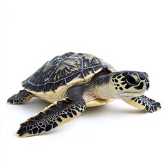 Obraz premium a turtle on a white background