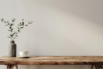 Sharp Image of Hot Desk Mockup Right View