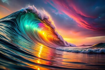 Minimalist Gray Wave Abstract Background: Simple Colorless Wave Design