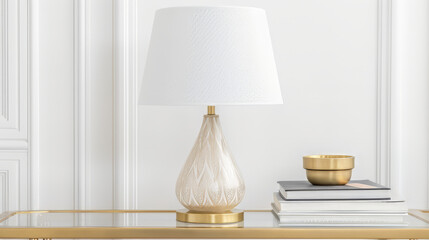 modern dresser featuring polished brass handles and a sleek matte finish. 